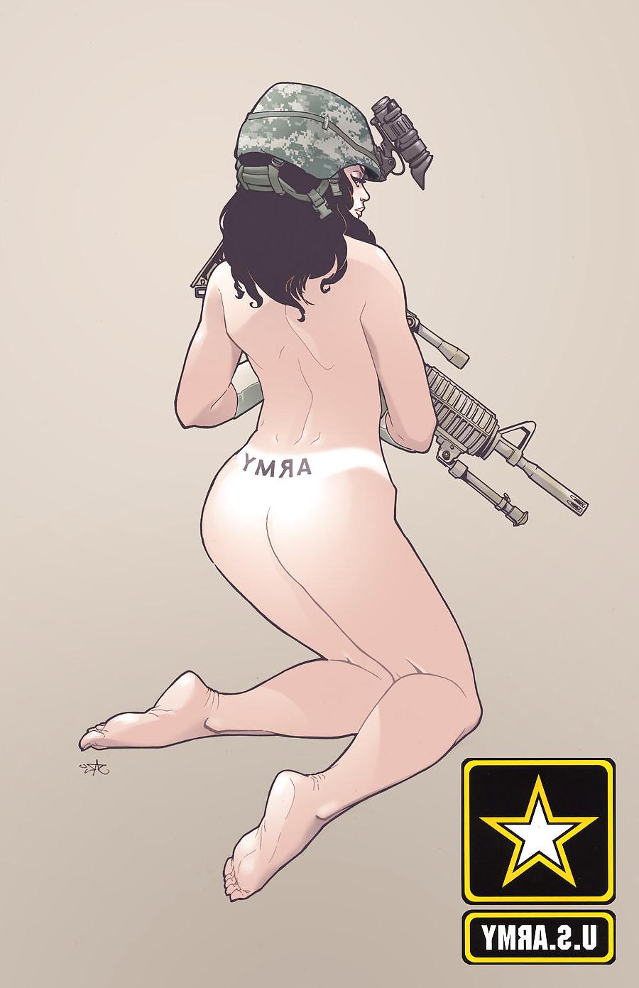 10P Army Slut - Art