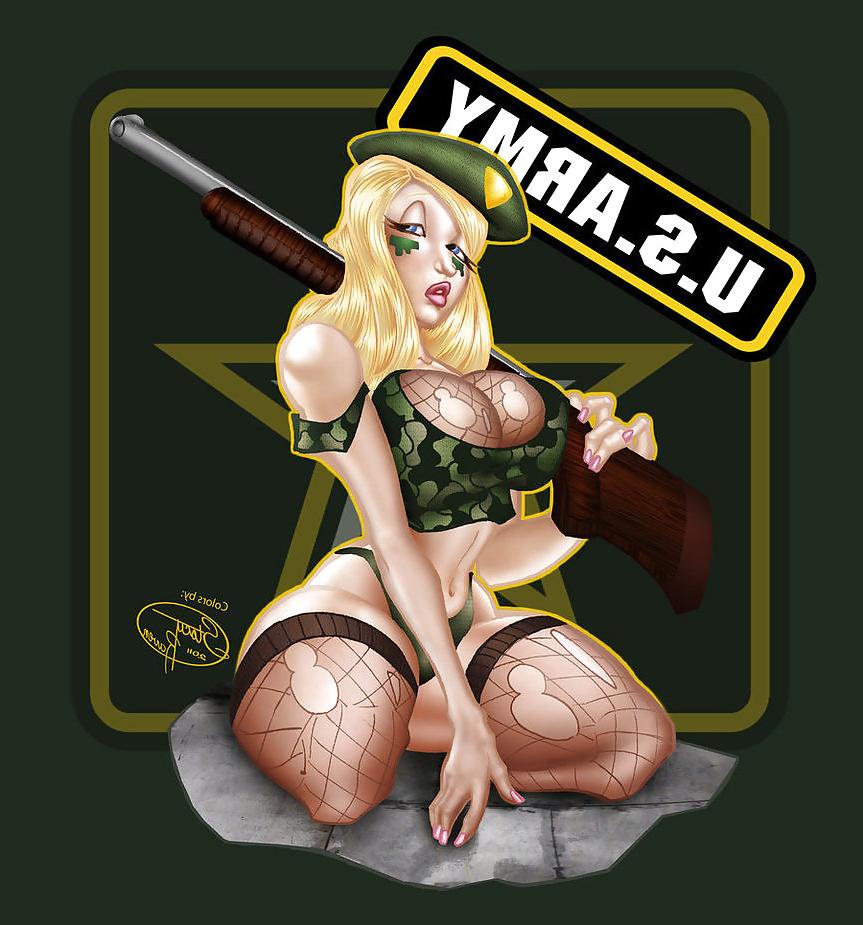 10P Army Slut - Art