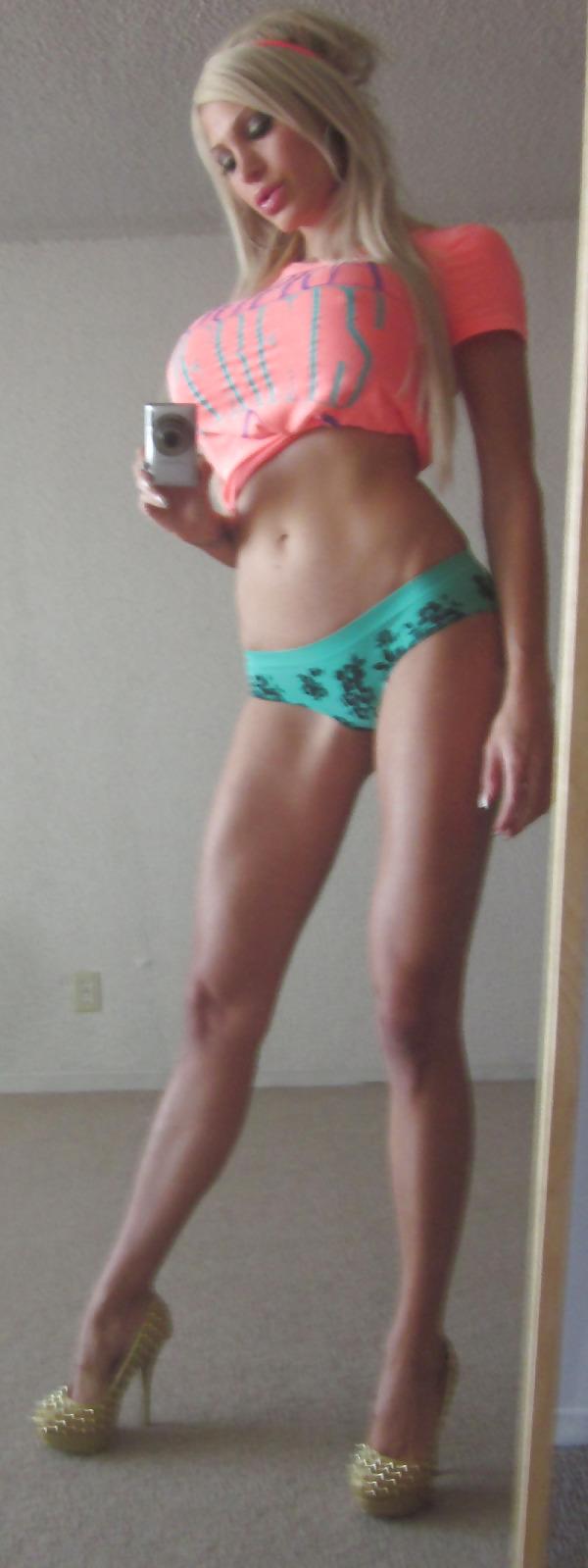 18P Bella: Gorgeous Fake Tit Bimbo