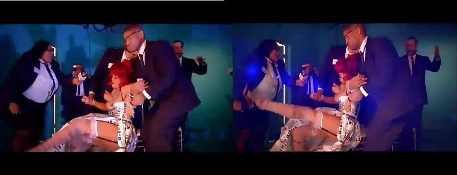7P Rihanna S&M video pics