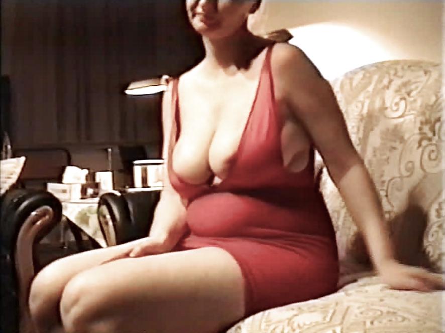 12P SAG - Big Udders Red Hot Monokini & Hot Legs In Miniskirt 18