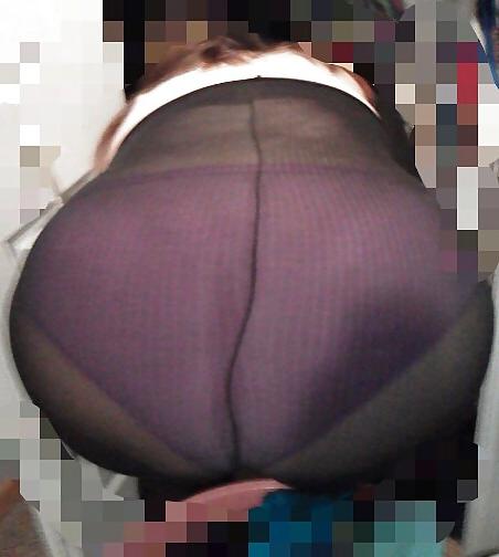 13P Wife fat ass stockings 