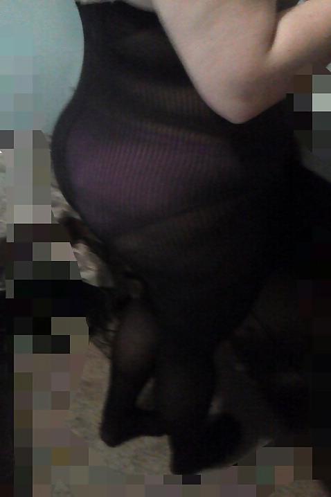 13P Wife fat ass stockings 