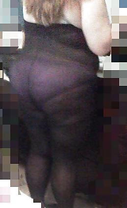 13P Wife fat ass stockings 