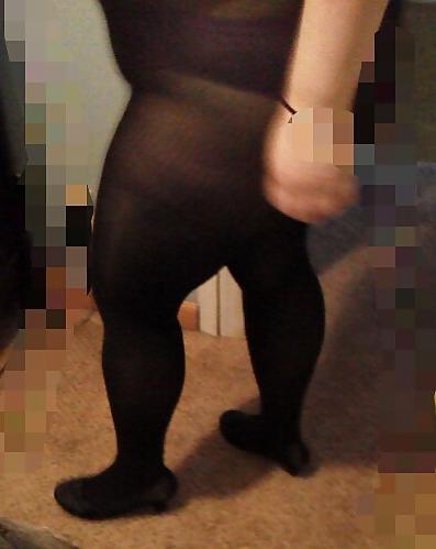 13P Wife fat ass stockings 