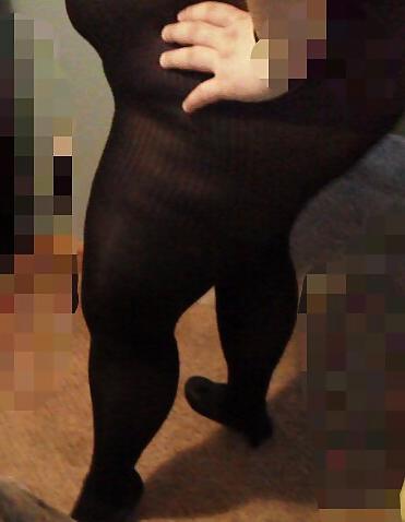 13P Wife fat ass stockings 