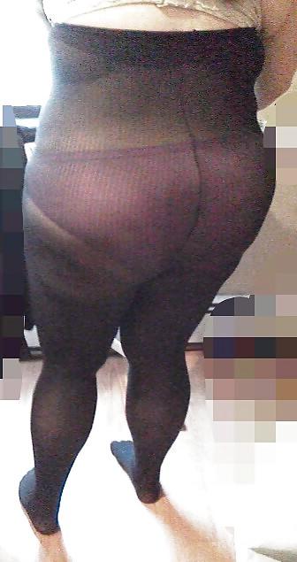 13P Wife fat ass stockings 