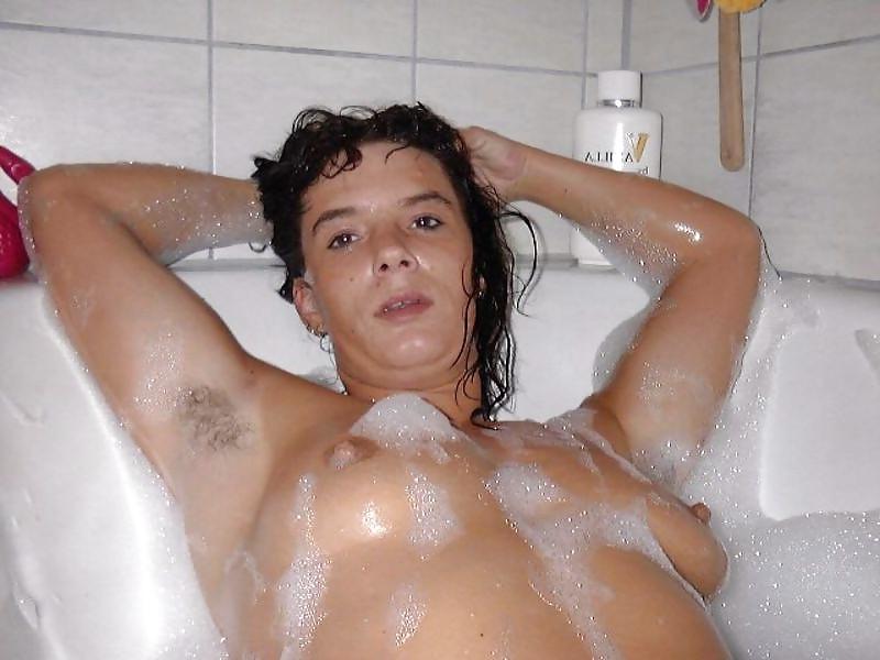 13P My friends wife Janka caught in bathroom