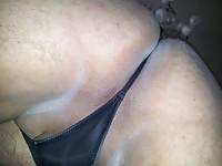 10P Black thong