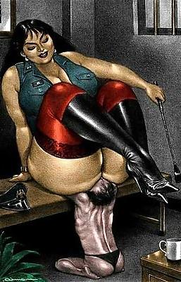 19P BBW Femdom Art
