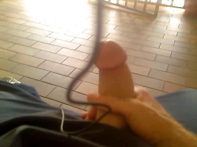 6P Wanking on the train.