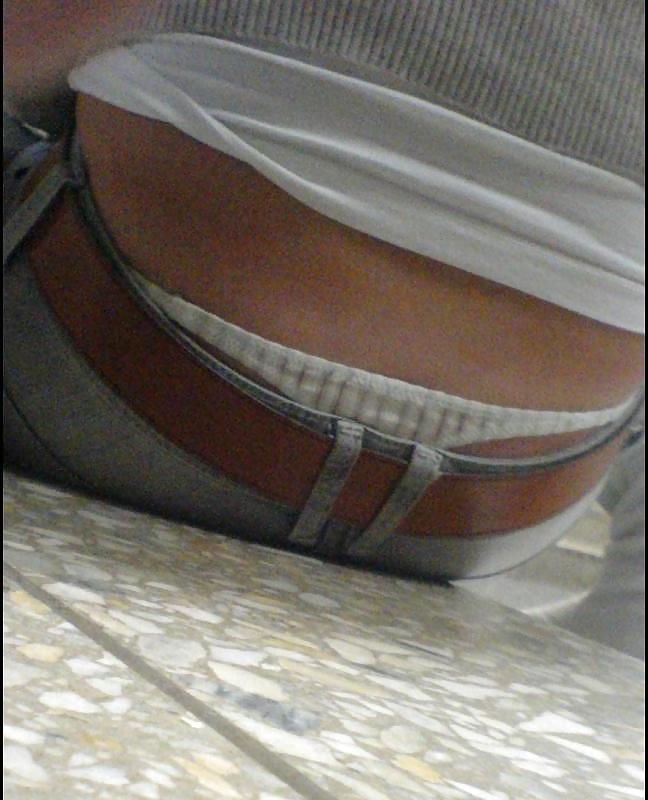 15P Amateur thong peeks, slips and ass. 