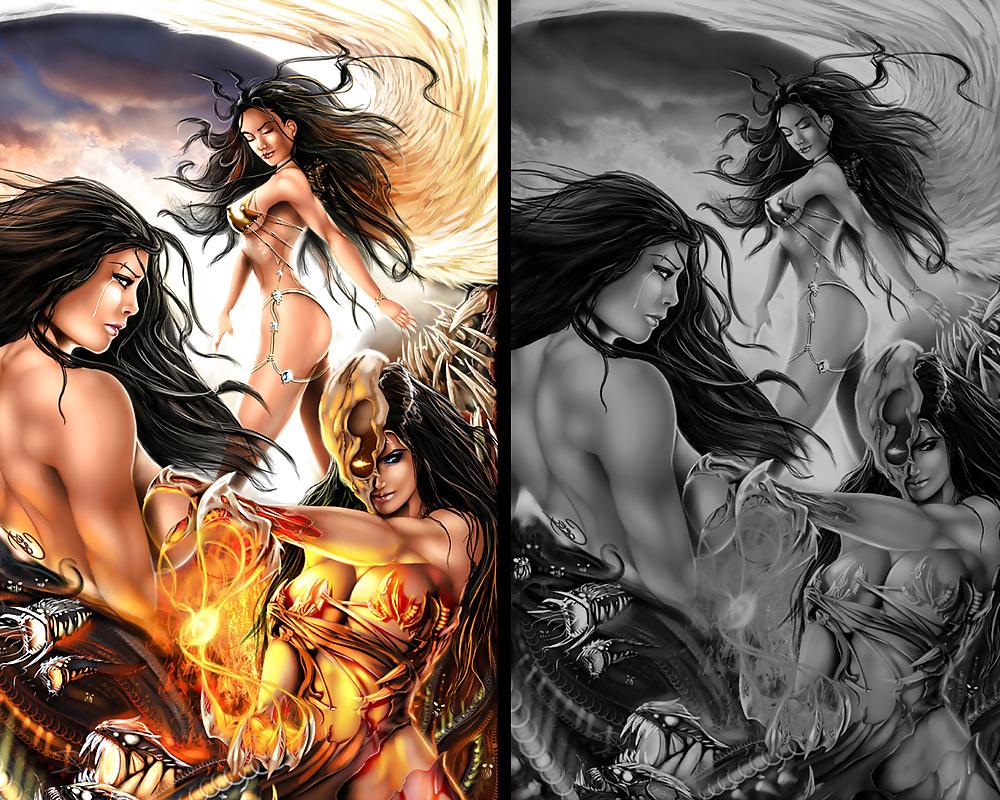 25P Sexy Fantasy Mythical Girls 1