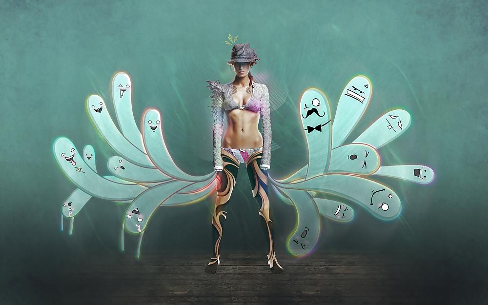 25P Sexy Fantasy Mythical Girls 1