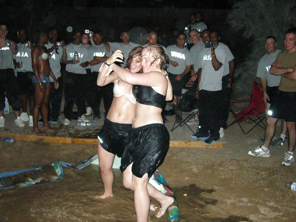 6P Army Slut - Wet Wrestling