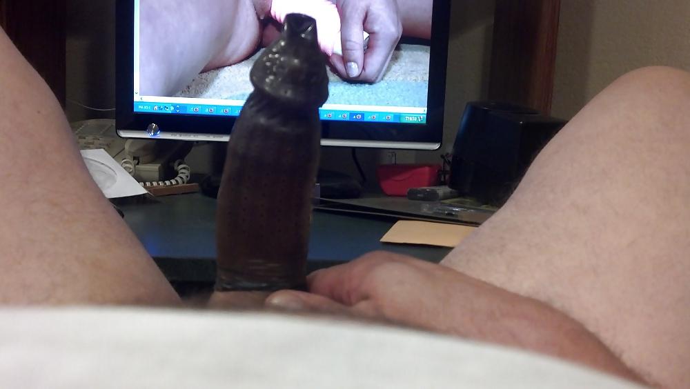 25P Condom Play--LOTS of Condom pics