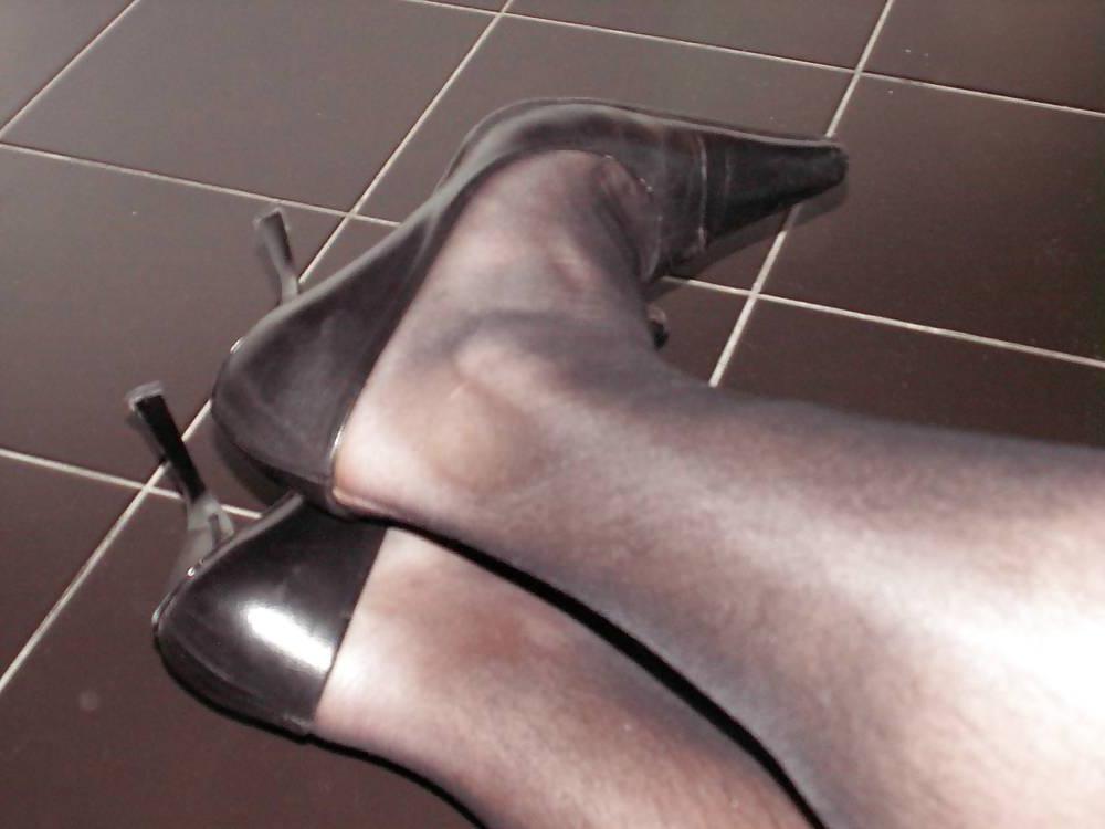7P Jerk off stockings