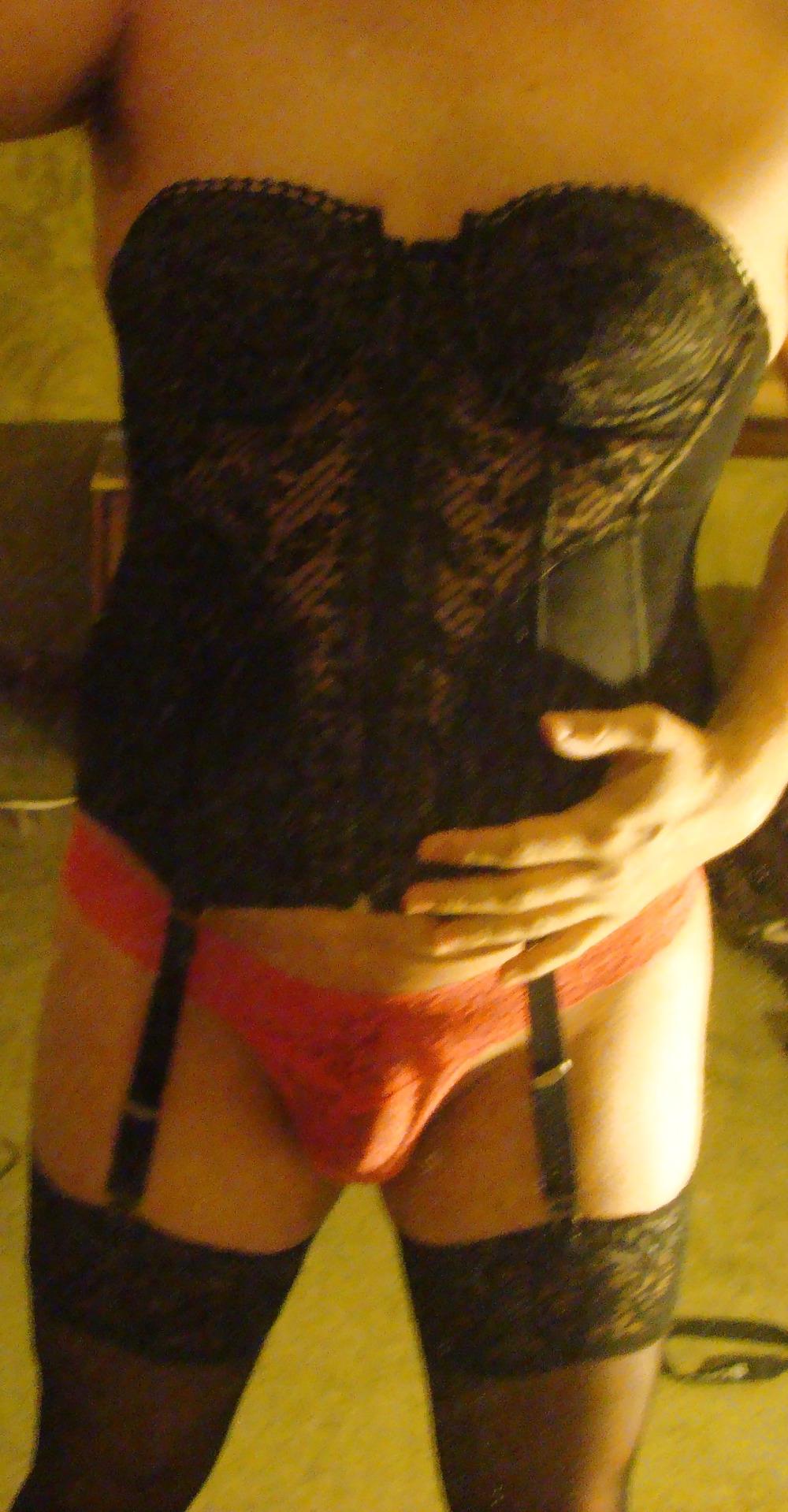 14P Corest & Pink Thong - Older