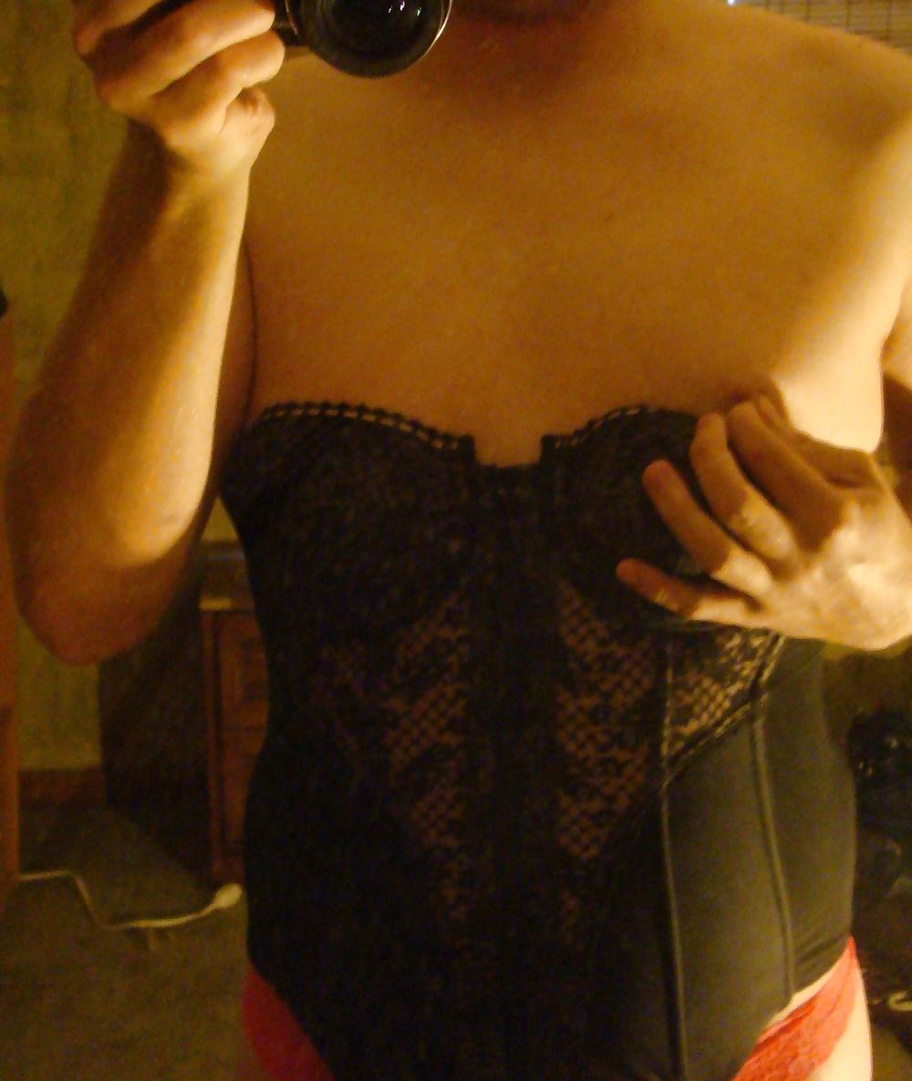 14P Corest & Pink Thong - Older