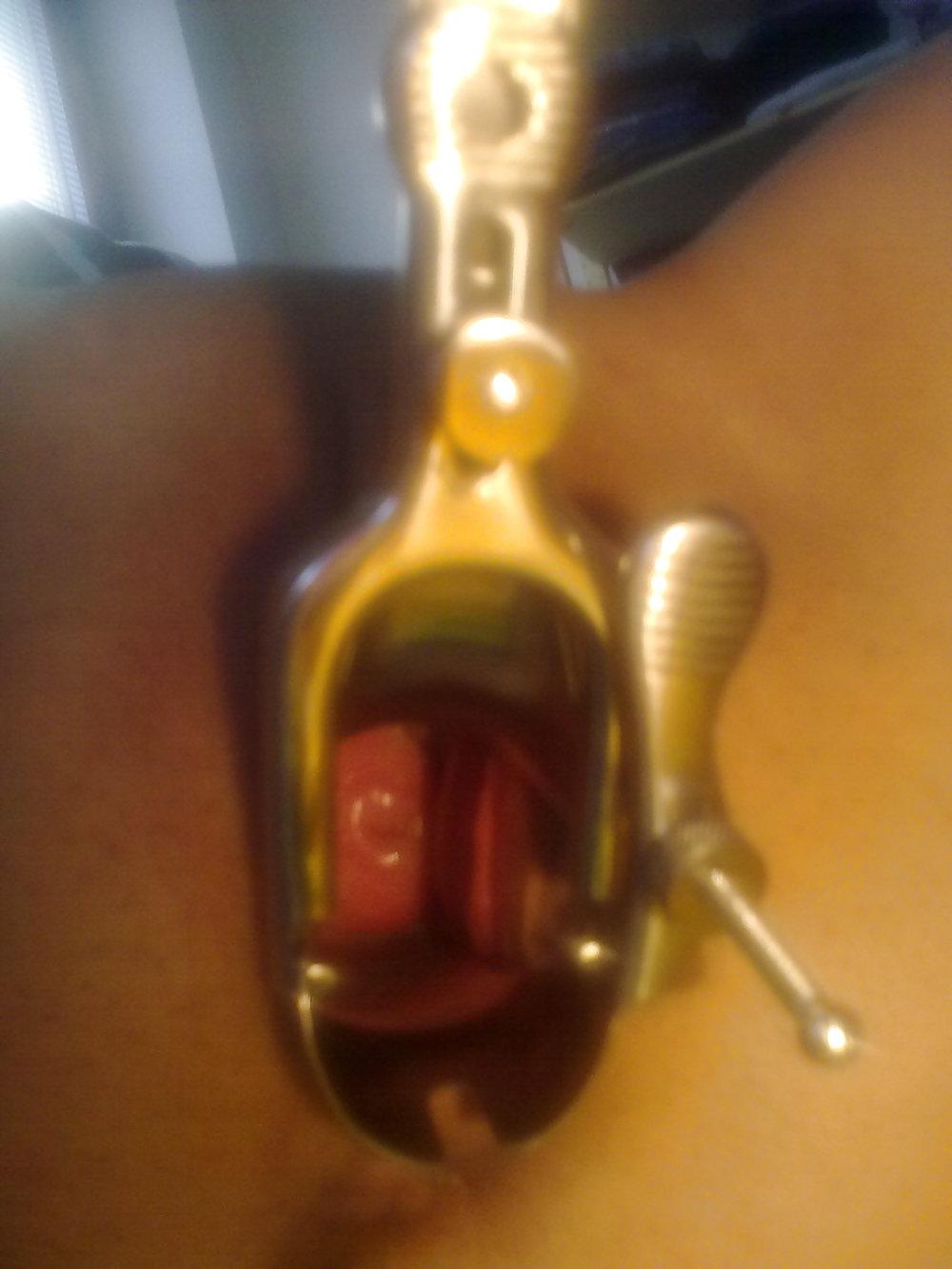 4P My pussy open and cervix play