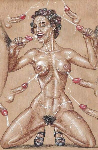 25P Femdom art and comics 