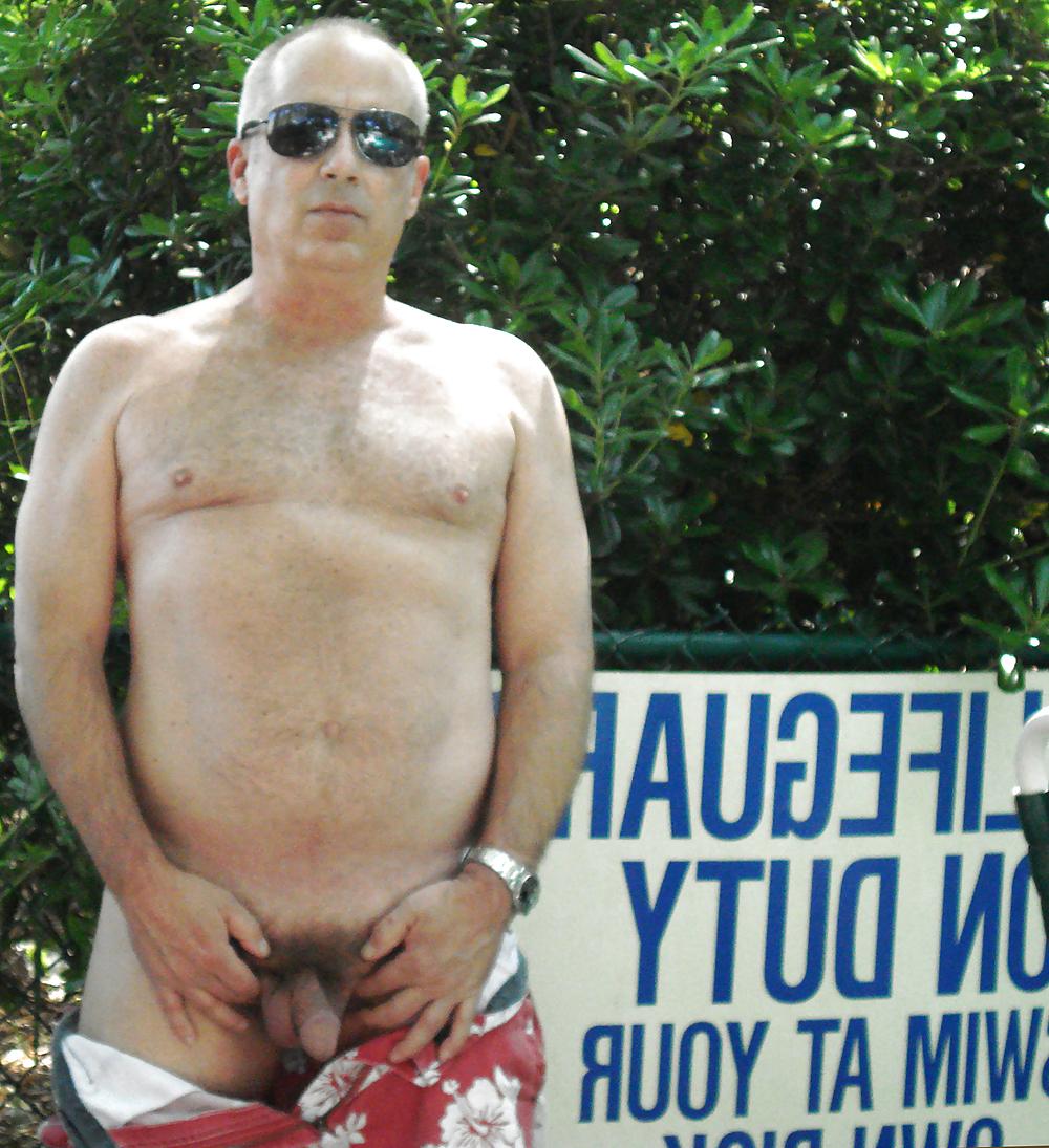 5P Jerking Off By The Pool