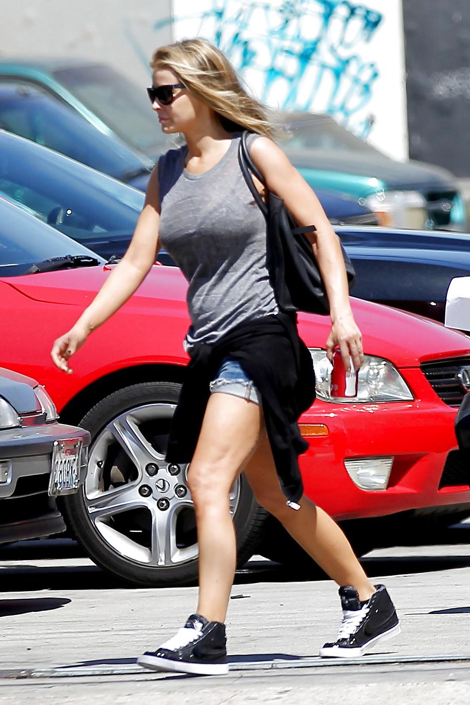 7P Carmen Electra - Super Thin Sleeveless T-shirt