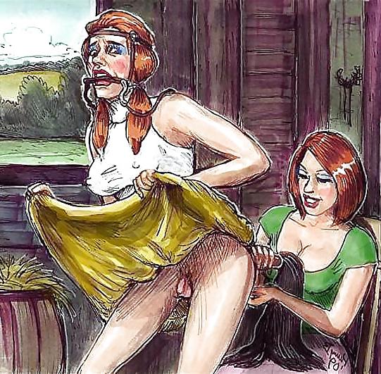 25P Strapon & Anal play toons (3)