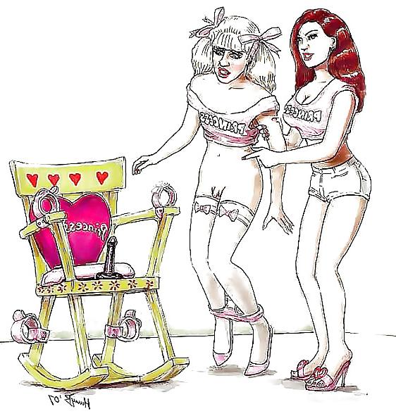 25P Strapon & Anal play toons (3)