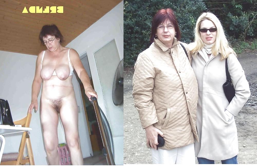 25P Mostly Mature Women Dressed  & Undressed