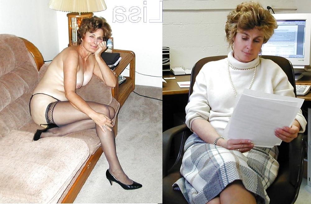 25P Mostly Mature Women Dressed  & Undressed