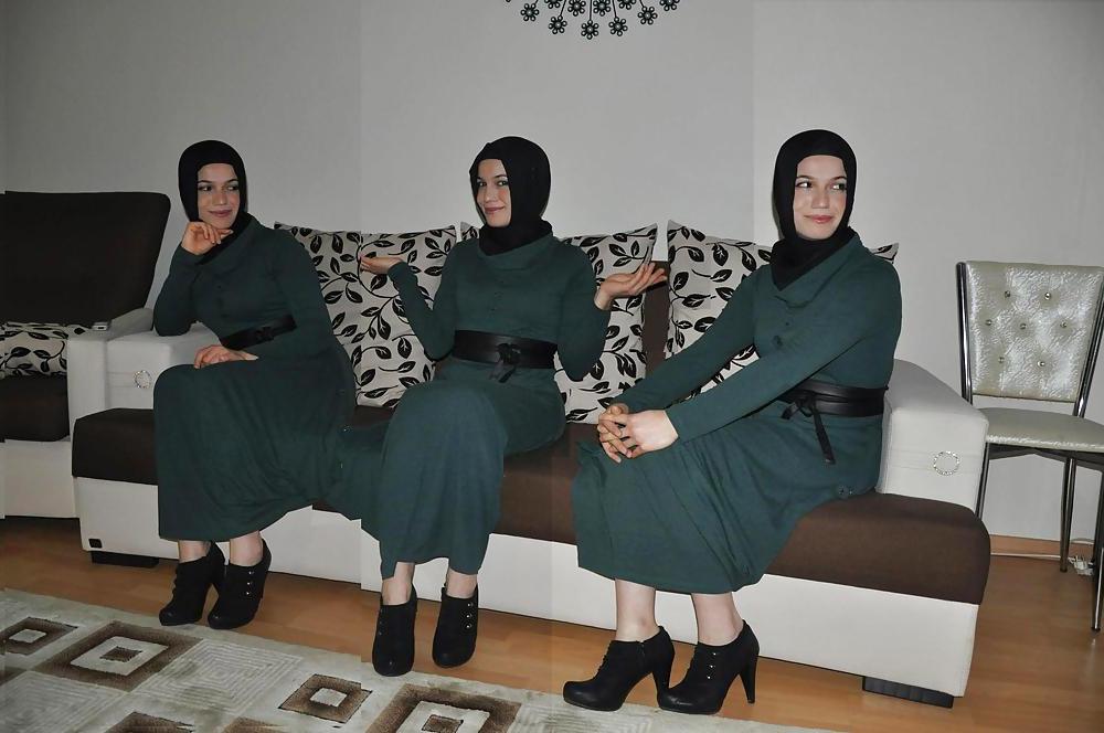 25P Turkish arab hijab turbanli asian kapali
