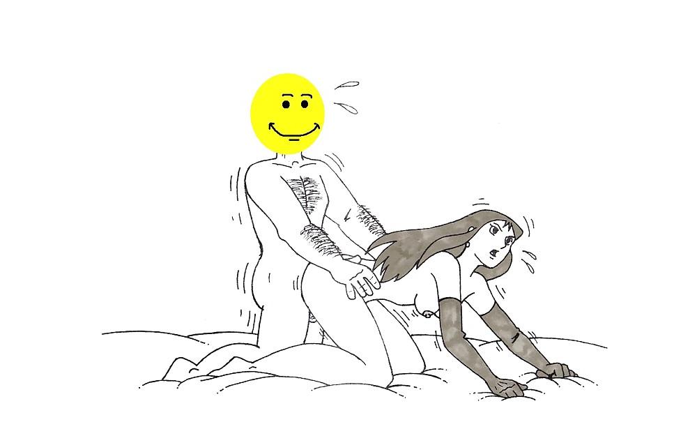 5P Smiley & the girls of Anime