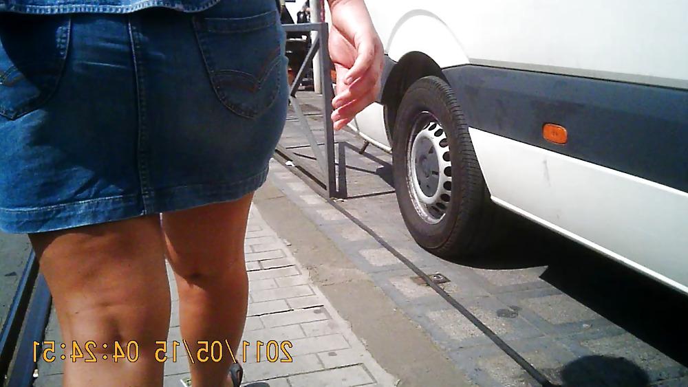 19P Jeans Skirt Milf