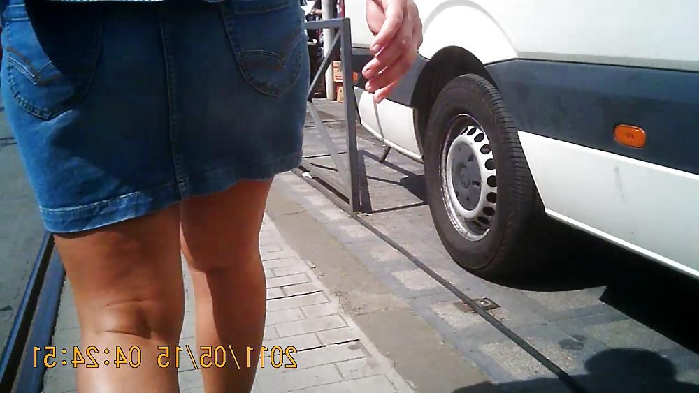 19P Jeans Skirt Milf