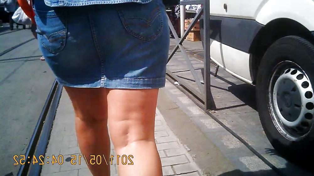 19P Jeans Skirt Milf