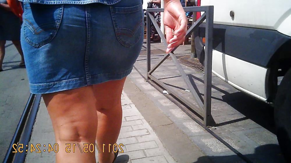19P Jeans Skirt Milf