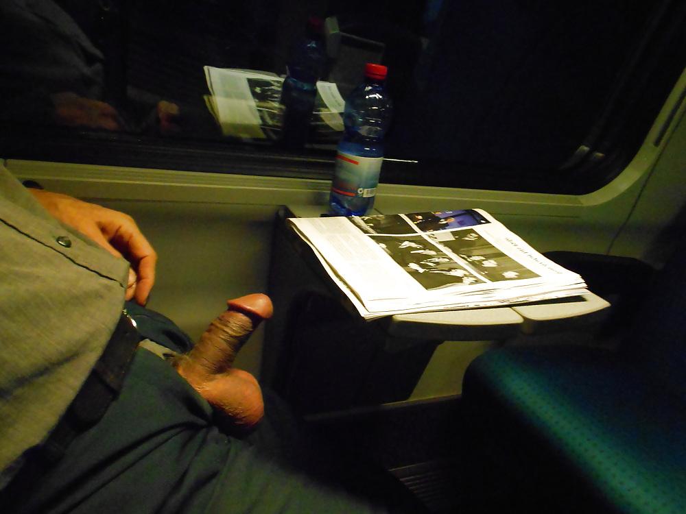 9P Hot cock in the train