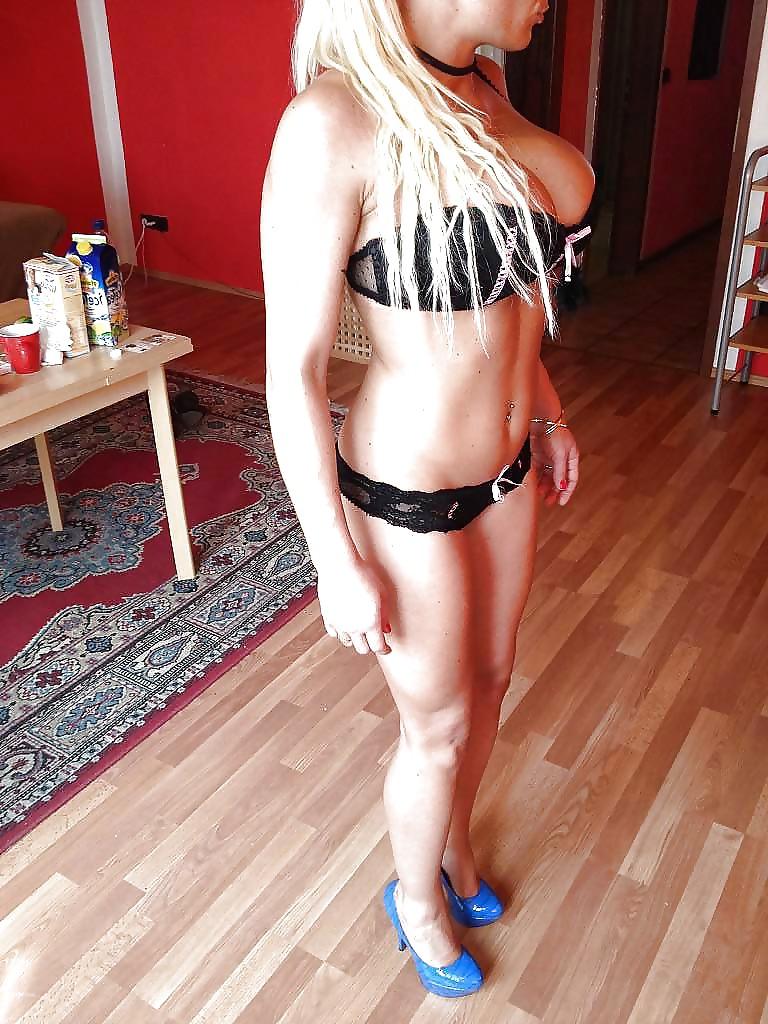 20P Aniela: Fake Tit Blonde Bimbo Babe