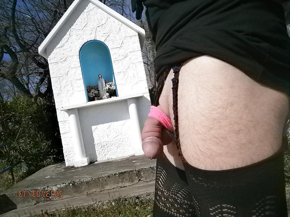 11P Public exhibition flashcock outdoor nue salope sexe