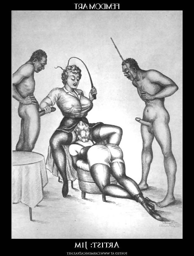 14P Femdom art by jim german