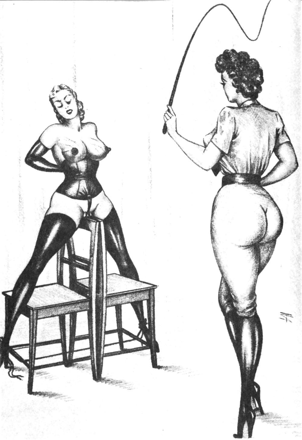 14P Femdom art by jim german