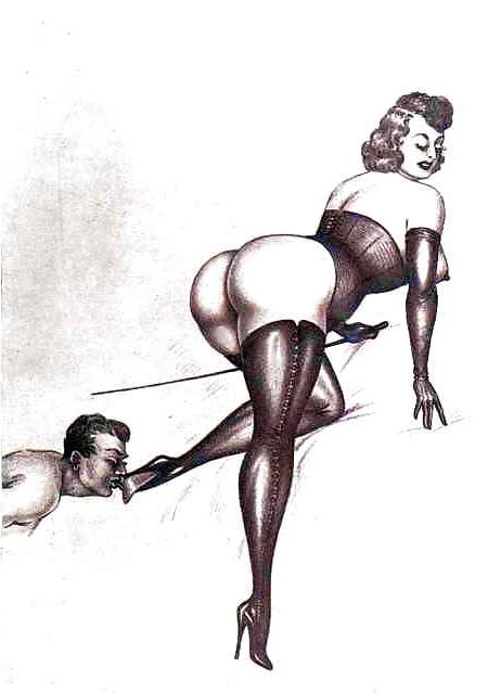 14P Femdom art by jim german