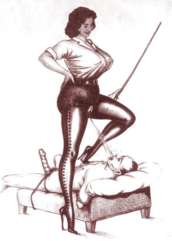 14P Femdom art by jim german
