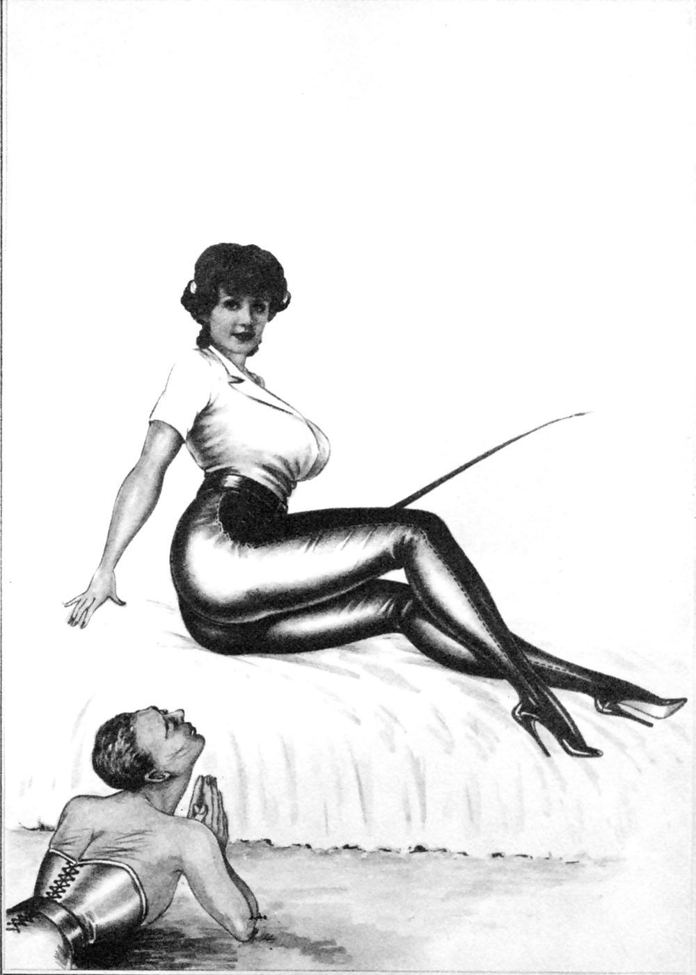 14P Femdom art by jim german
