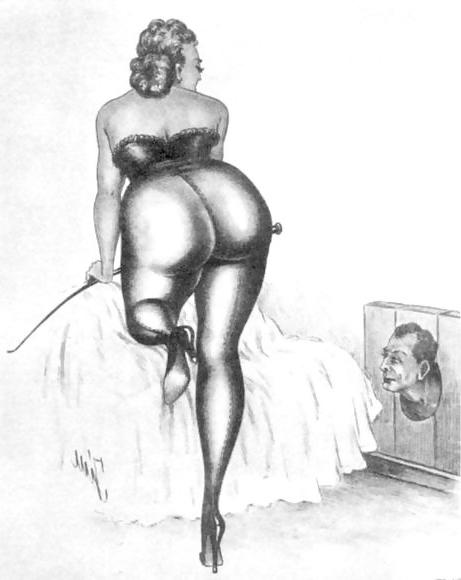 14P Femdom art by jim german
