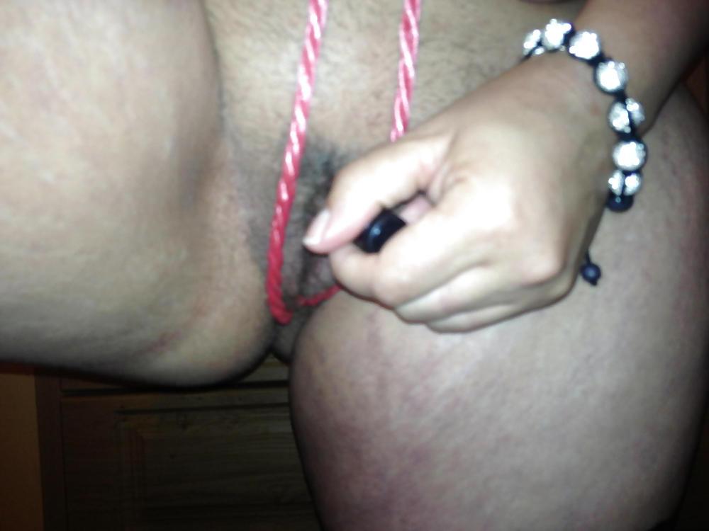 25P My wife tied up, clamped and toyed