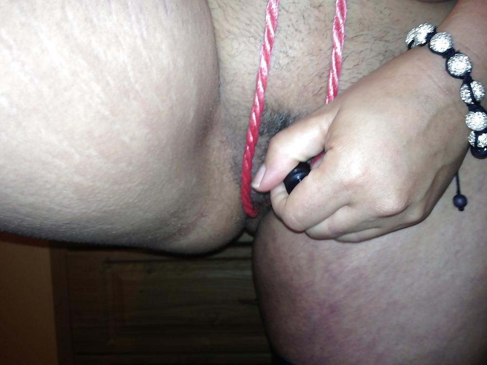 25P My wife tied up, clamped and toyed