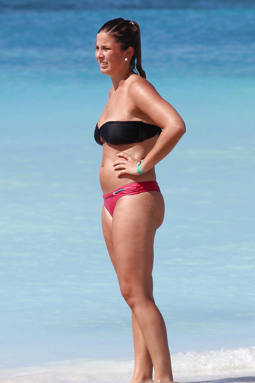 6P Red bikini thong