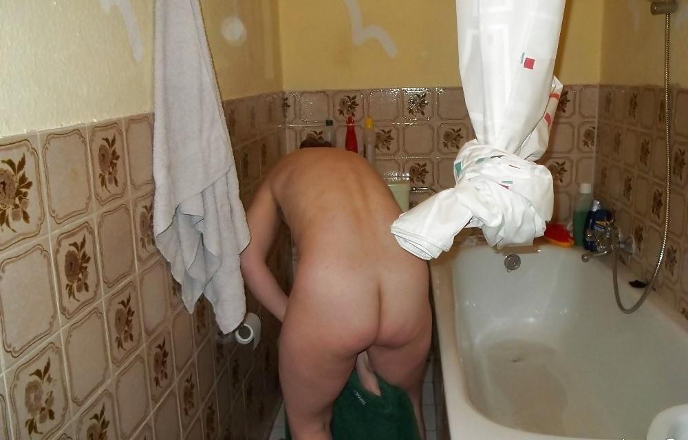 9P Naked in the bathroom